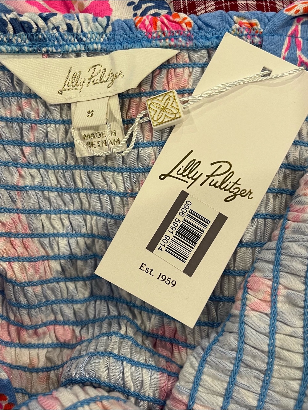 🌸NWT LILY PULITZER KAILUA SMOCKED MAXI DRESS SIZE SMALL🌸 - Picture 6 of 7